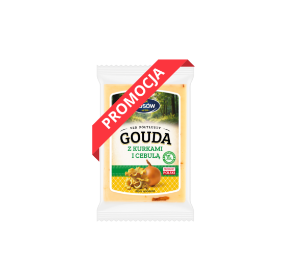 ser Gouda z kurkami i cebulą 250g